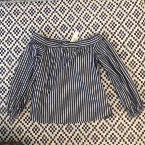 J. Crew Off The Shoulder Top